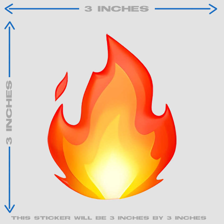 FIRE EMOJI HEAT PATCH