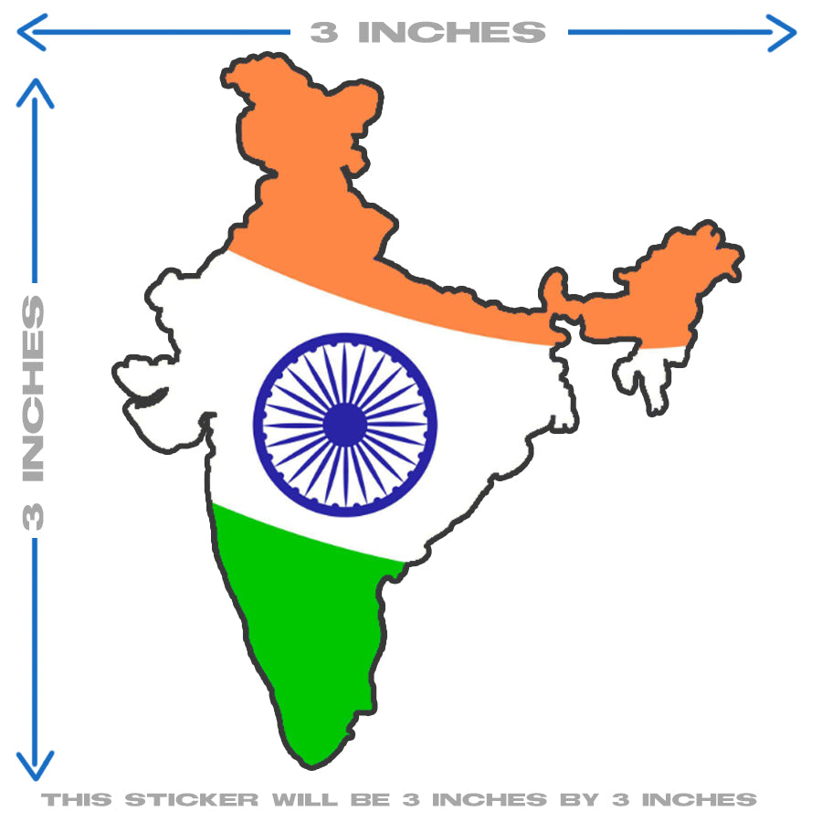 INDIA MAP HEAT PATCH