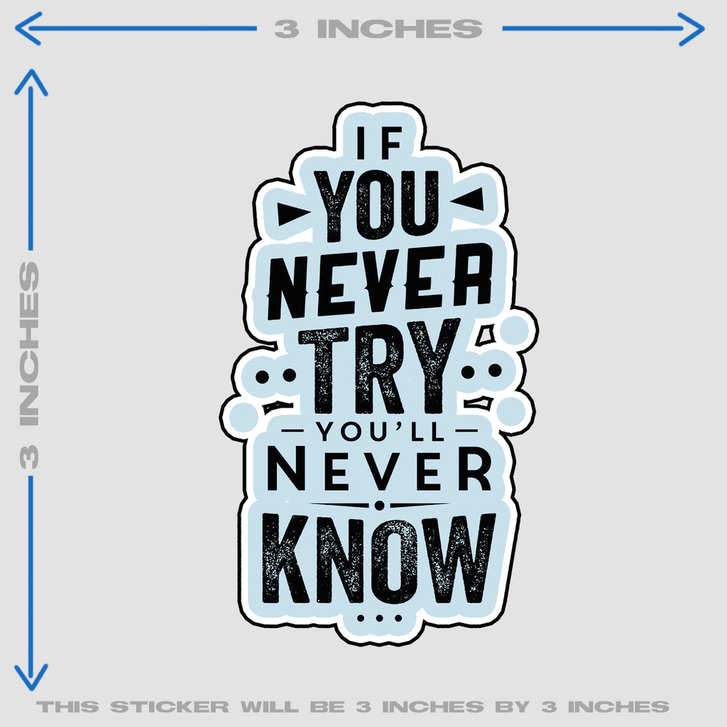 NEVER TRY NEVER KNOW HEAT PATCH