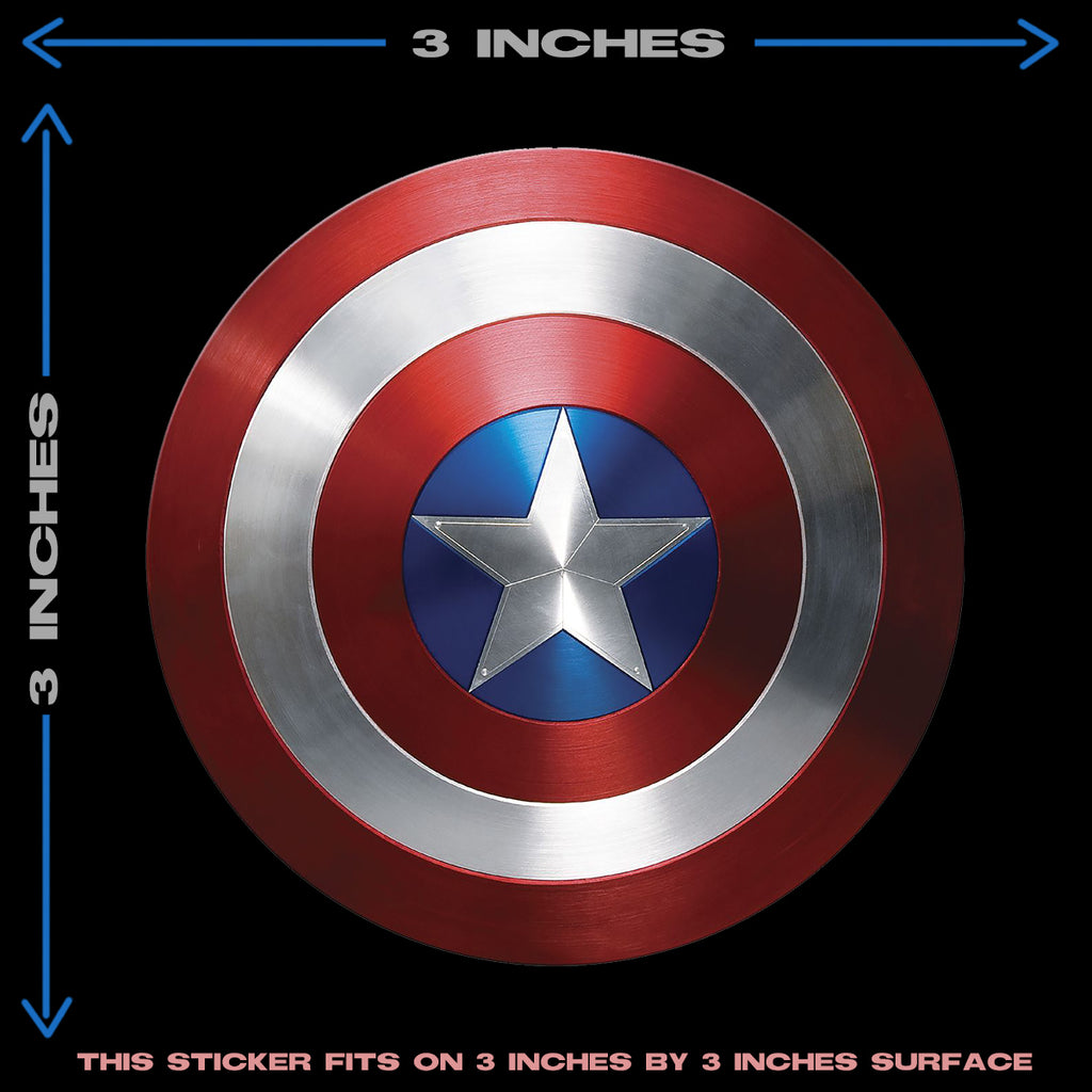 CAPTAIN AMERICA SHIELD HEAT PATCH