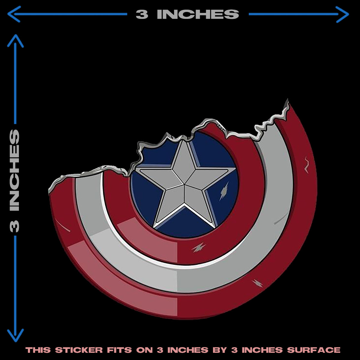 CAPTAIN'S BROKEN SHIELD HEAT PATCH