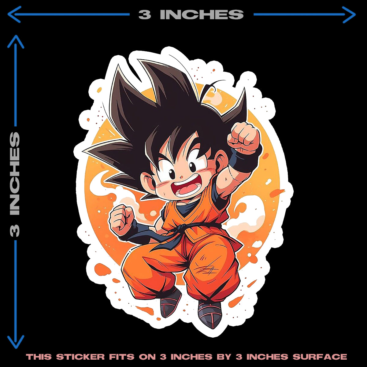 SMALL GOKU HEAT PATCH