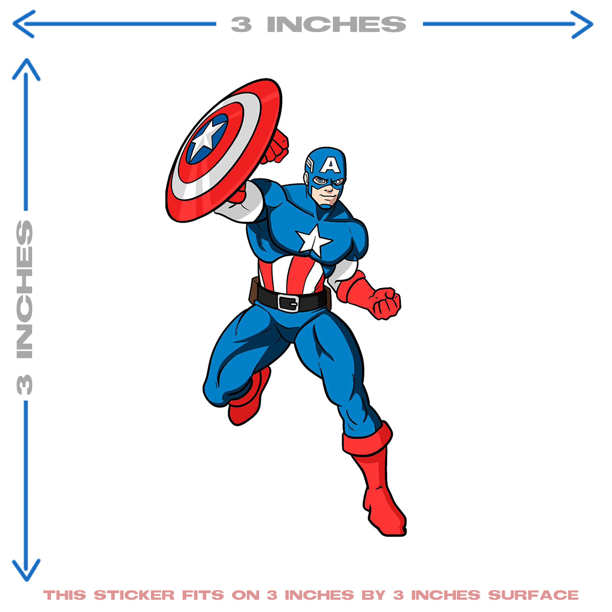 CAPTAIN AMERICA HEAT PATCH