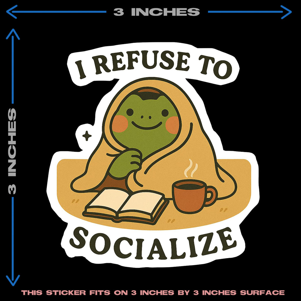 I REFURE TO SOCIALISE HEAT PATCH