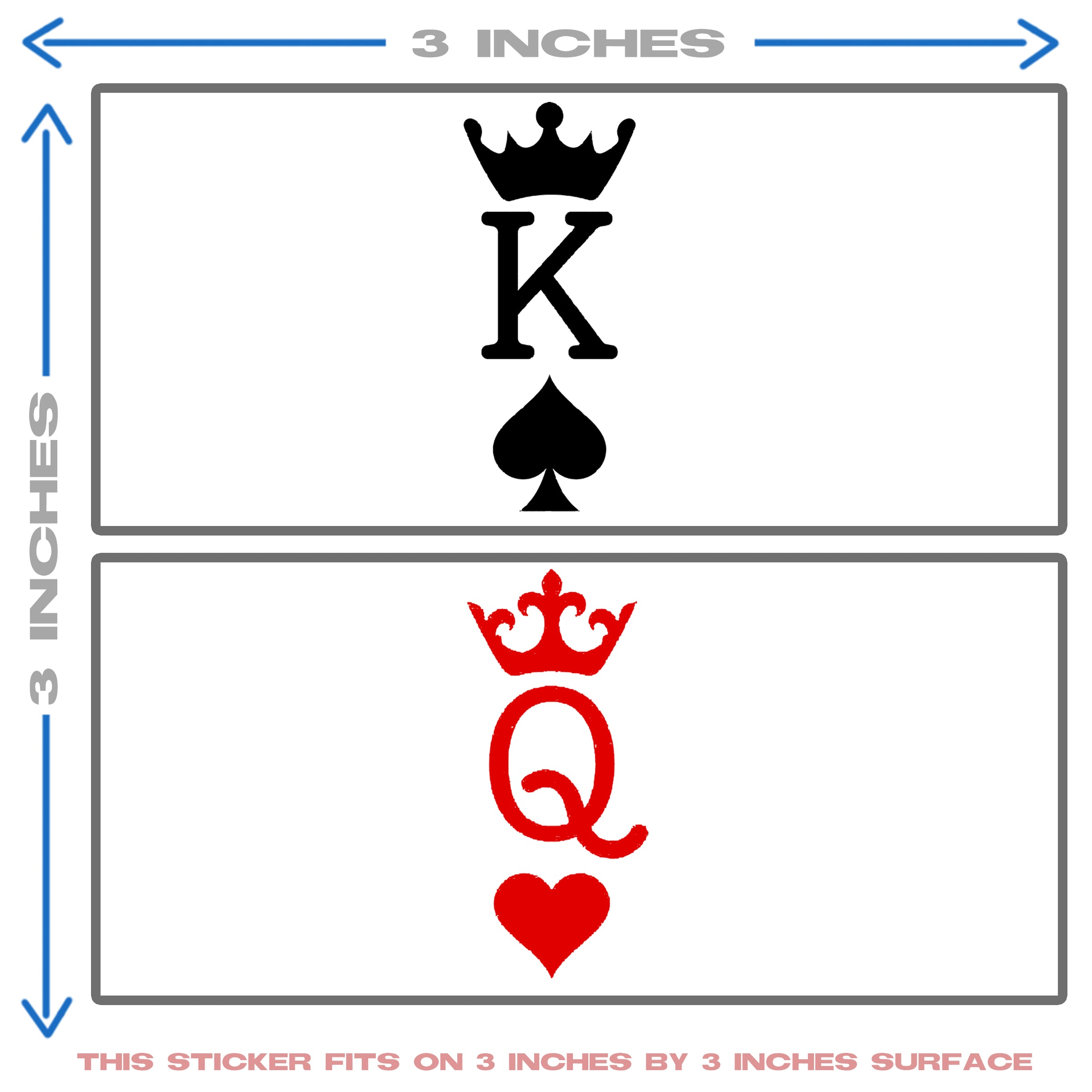 KING & QUEEN COUPLE'S PATCH