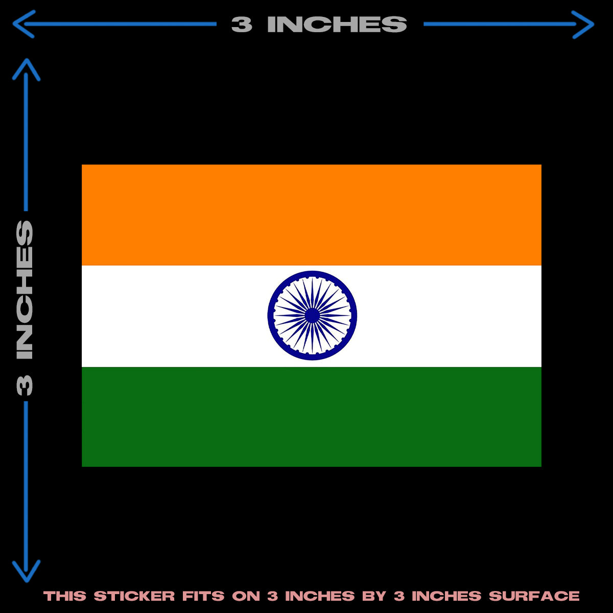 INDIAN FLAG HEAT PATCH