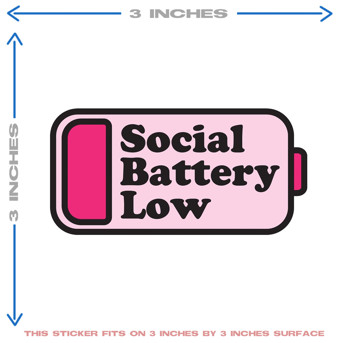 SOCIAL BATTERY LOW HEAT PATCH