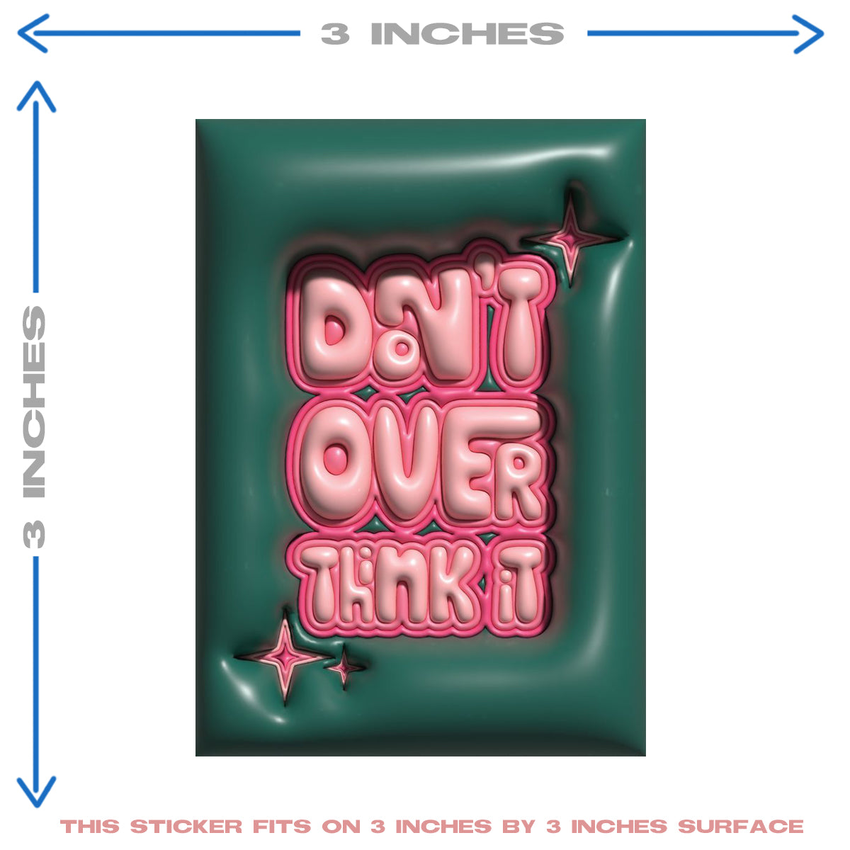 DON'T OVERTHINK IT HEAT PATCH