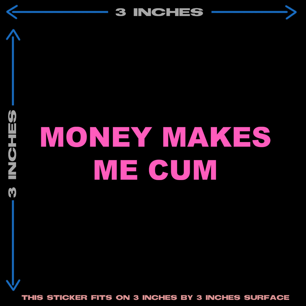 MONEY MAKES ME CUM HEAT PATCH