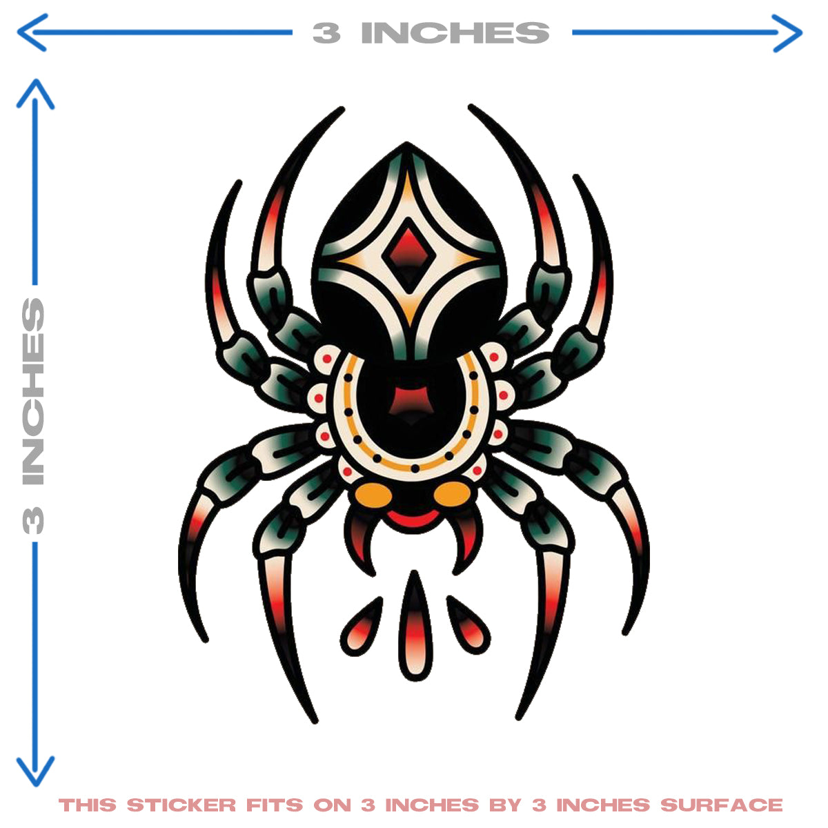 SPIDER DESIGN HEAT PATCH