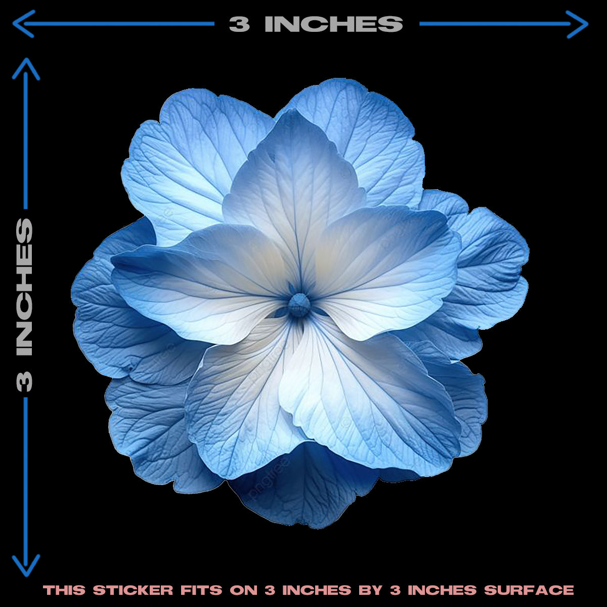 FLOWER BLUE HEAT PATCH