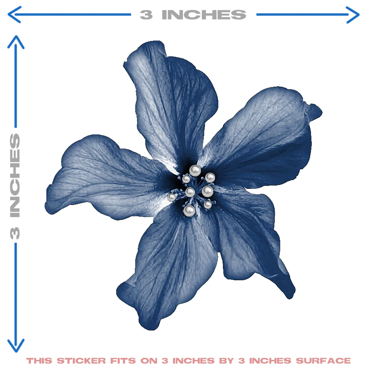 BLUE FLOWER HEAT PATCH