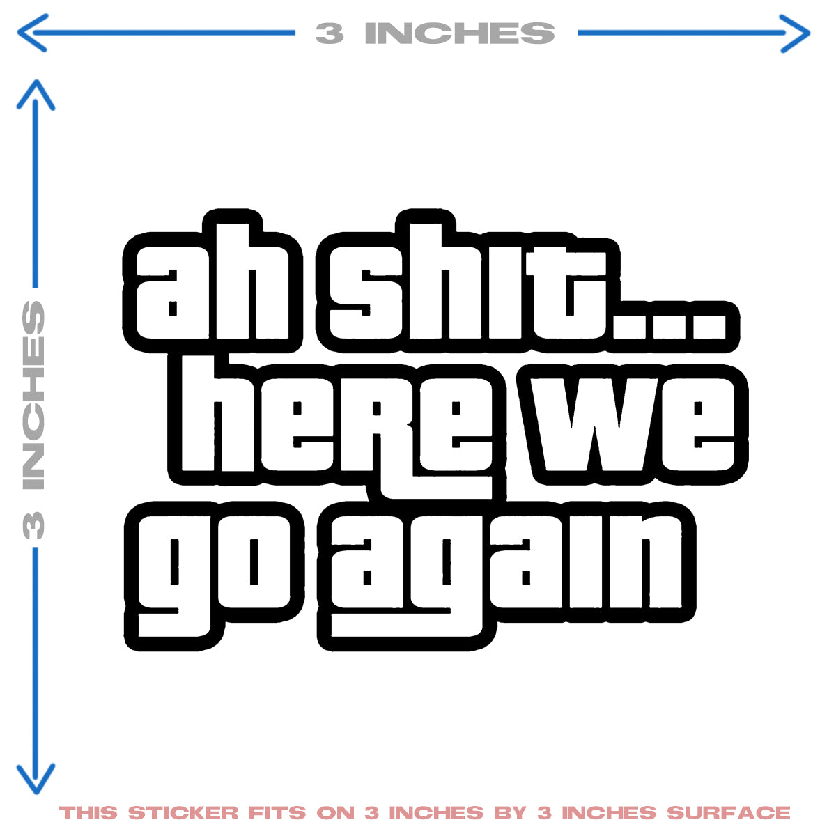 HERE WE GO AGAIN HEAT PATCH