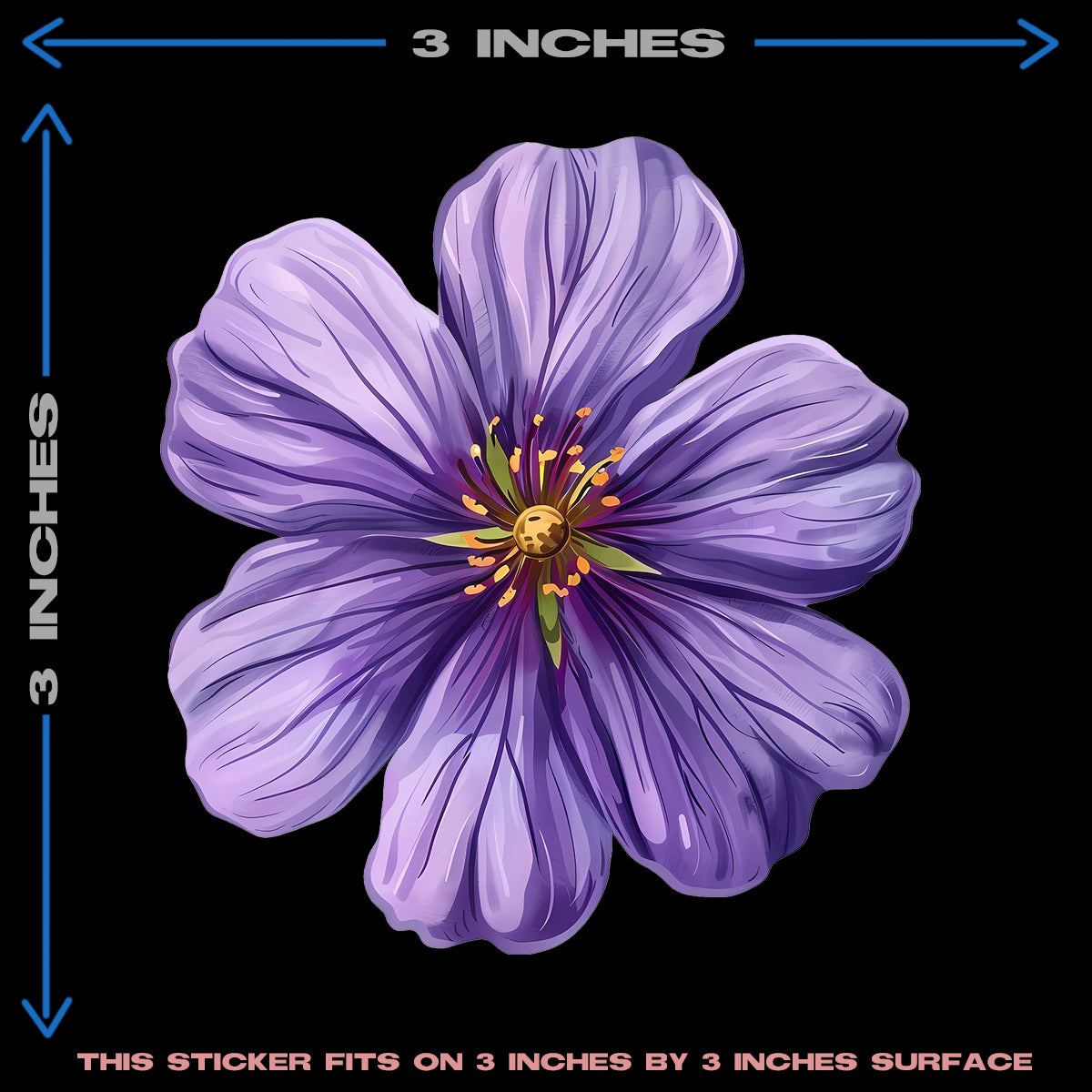 PURPLE FLOWER HEAT PATCH